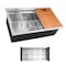 Nantucket Sinks 28In. Prep-Station Single Bowl Undermount Stainless Steel Kitchen Sink with Included Accessories SR-PS2-2818-16 - alternate 4